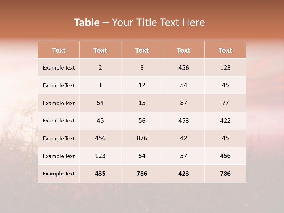 Meadow Season Rural PowerPoint Template