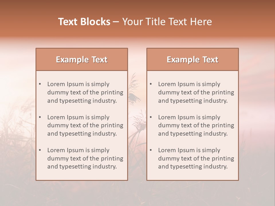 Meadow Season Rural PowerPoint Template