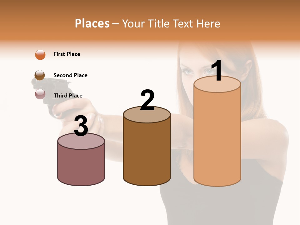 Crime Danger Blonde PowerPoint Template