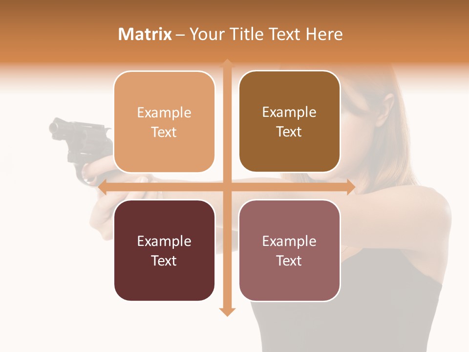 Crime Danger Blonde PowerPoint Template