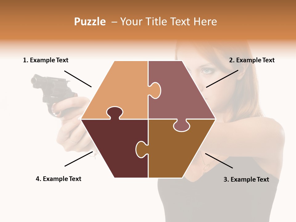 Crime Danger Blonde PowerPoint Template