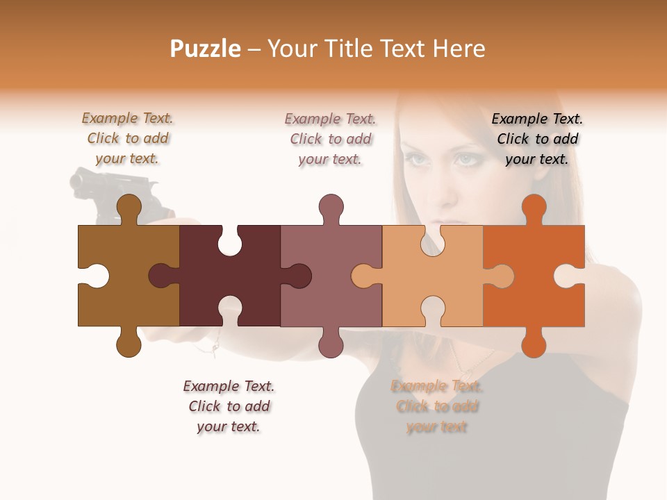 Crime Danger Blonde PowerPoint Template