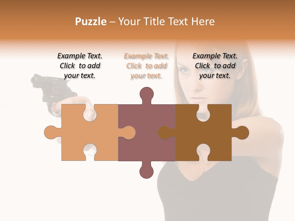 Crime Danger Blonde PowerPoint Template