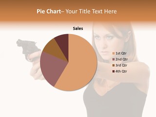 Crime Danger Blonde PowerPoint Template