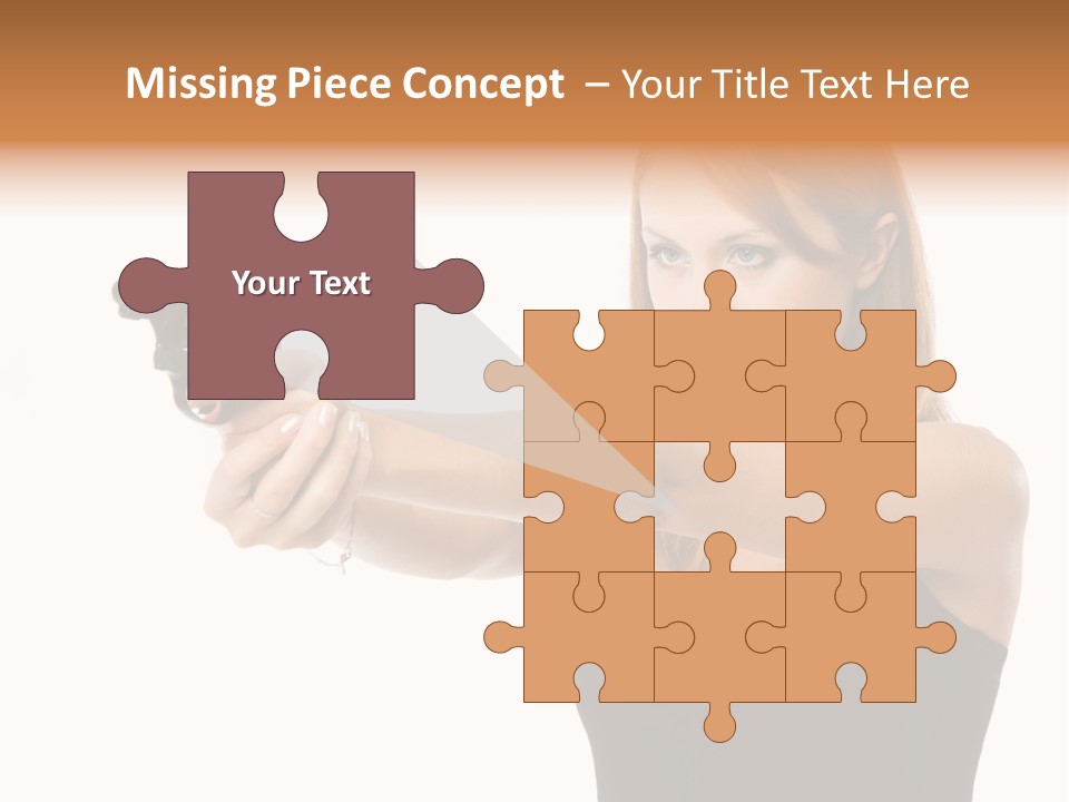 Crime Danger Blonde PowerPoint Template