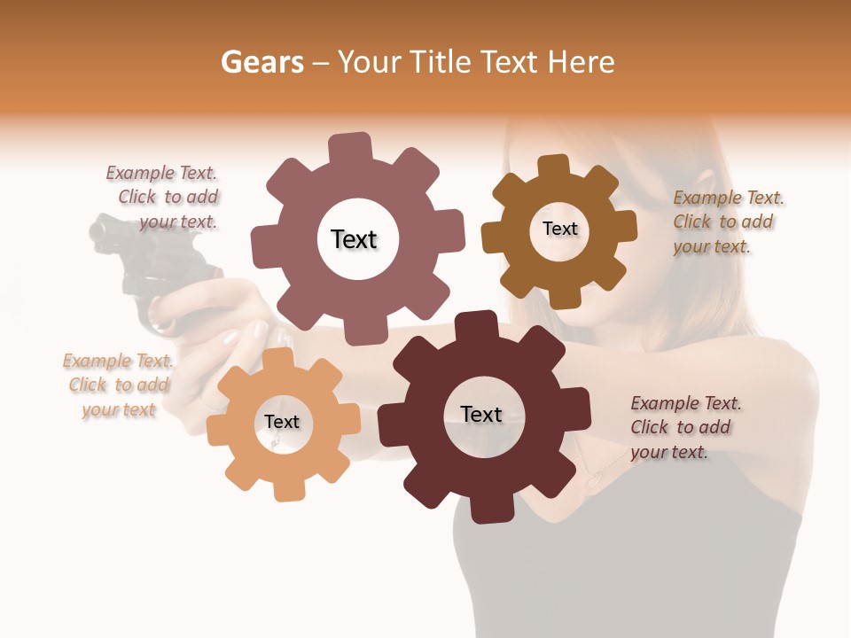 Crime Danger Blonde PowerPoint Template