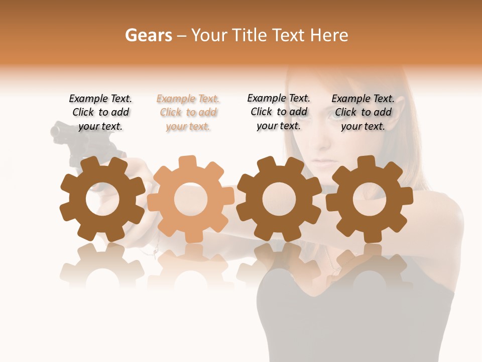 Crime Danger Blonde PowerPoint Template