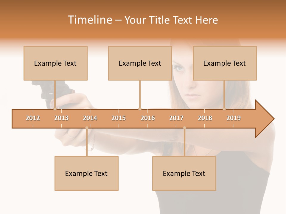 Crime Danger Blonde PowerPoint Template
