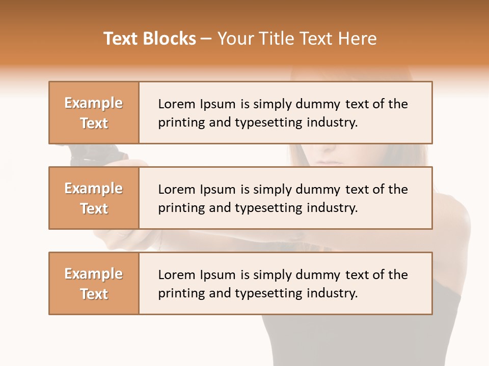 Crime Danger Blonde PowerPoint Template