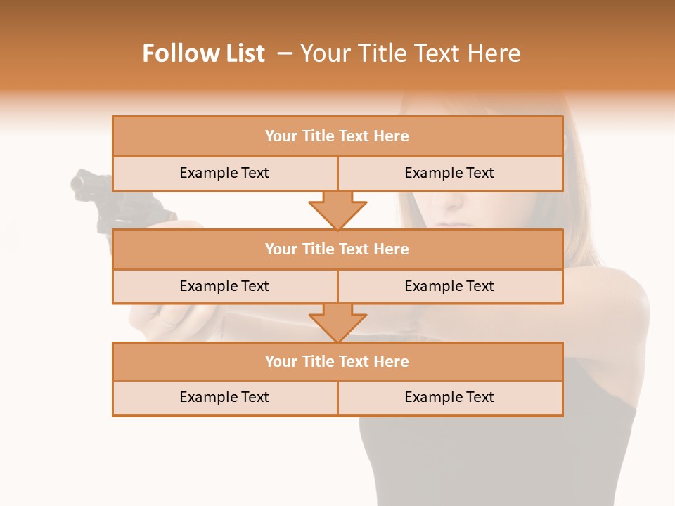 Crime Danger Blonde PowerPoint Template