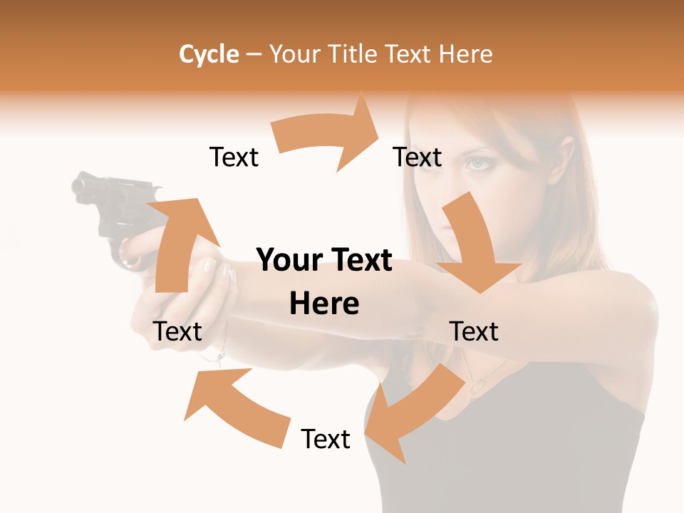 Crime Danger Blonde PowerPoint Template