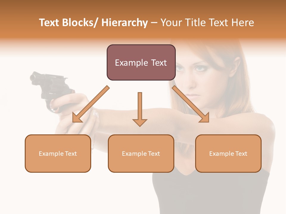 Crime Danger Blonde PowerPoint Template