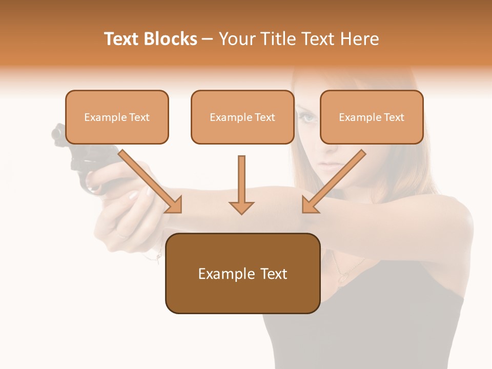 Crime Danger Blonde PowerPoint Template