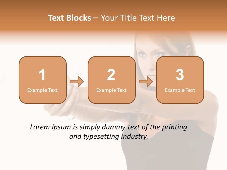 Crime Danger Blonde PowerPoint Template