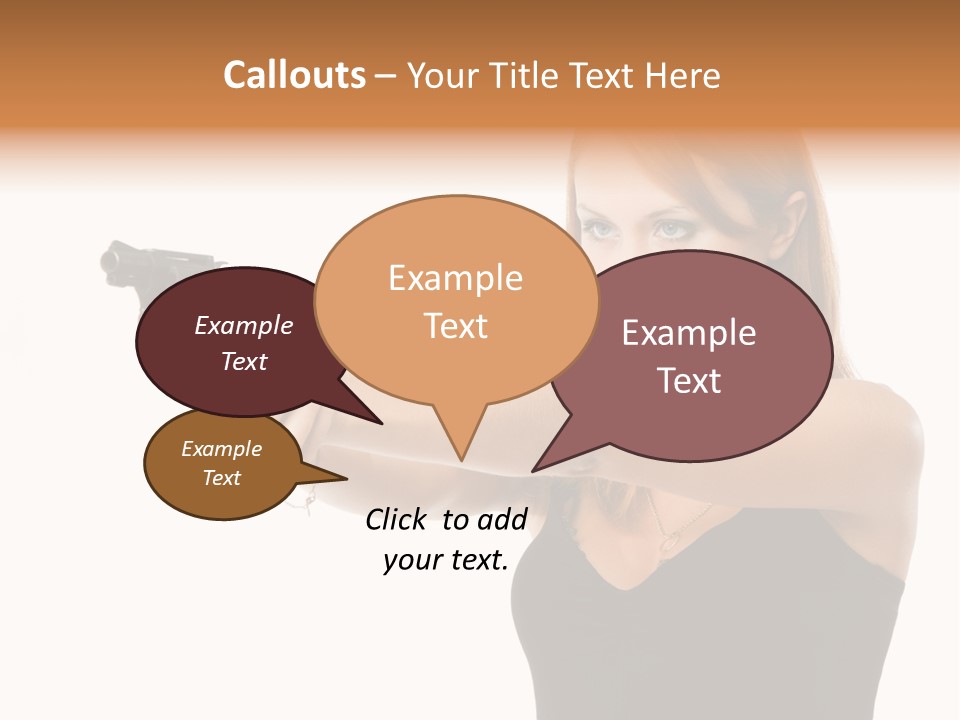 Crime Danger Blonde PowerPoint Template