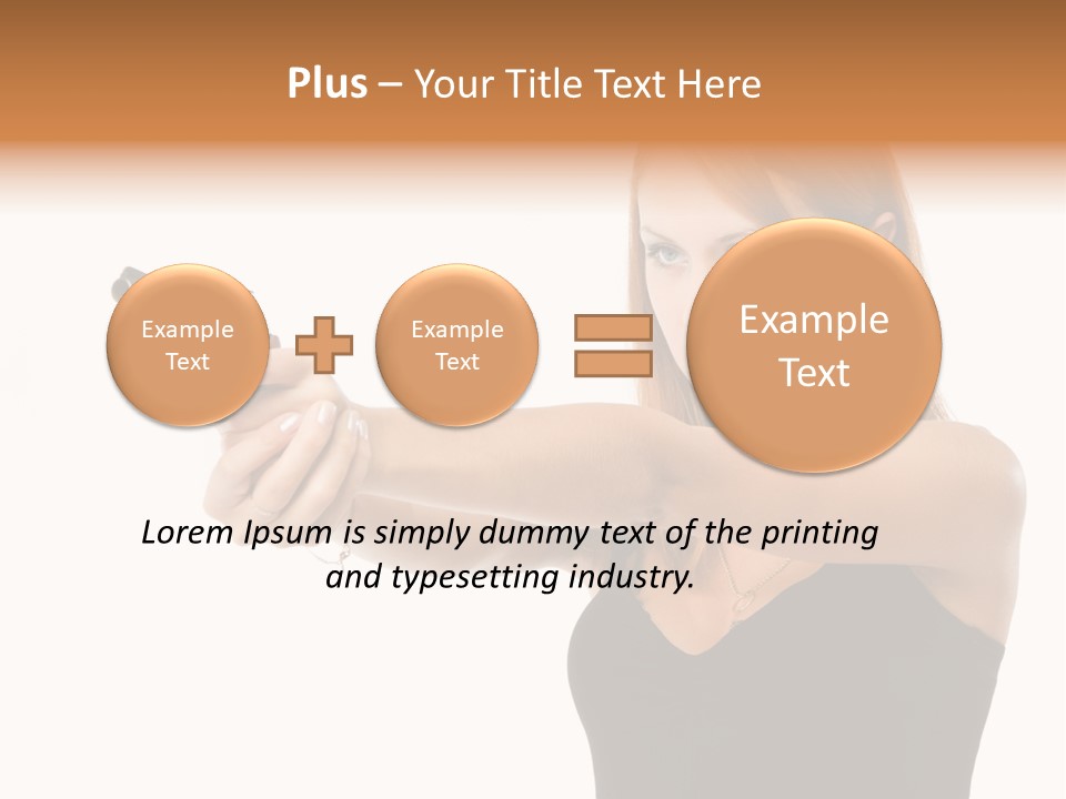 Crime Danger Blonde PowerPoint Template