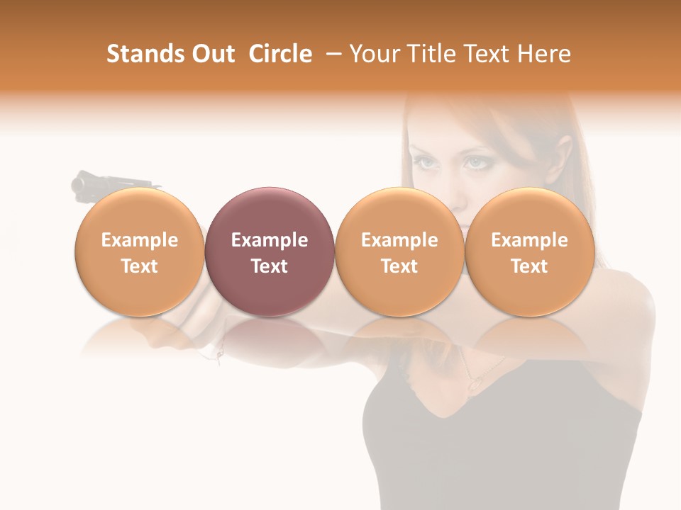 Crime Danger Blonde PowerPoint Template