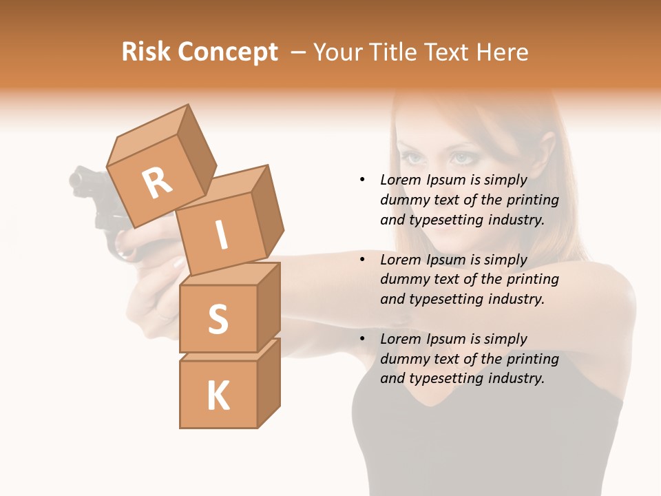 Crime Danger Blonde PowerPoint Template