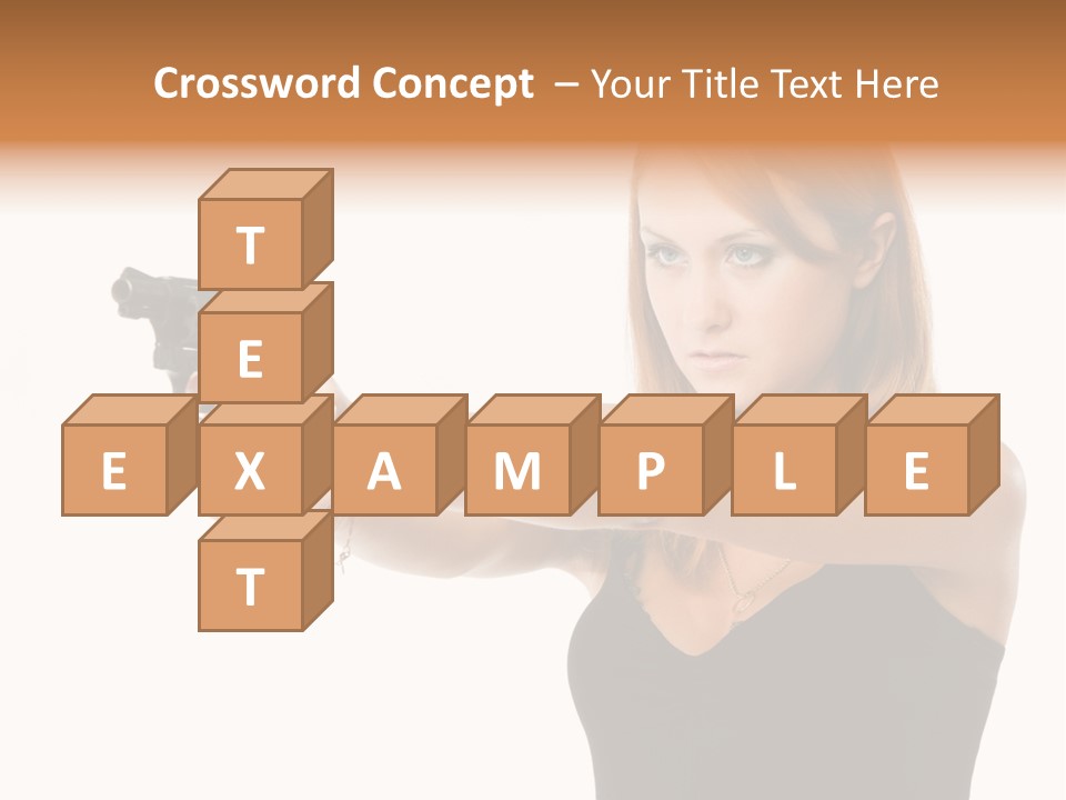 Crime Danger Blonde PowerPoint Template