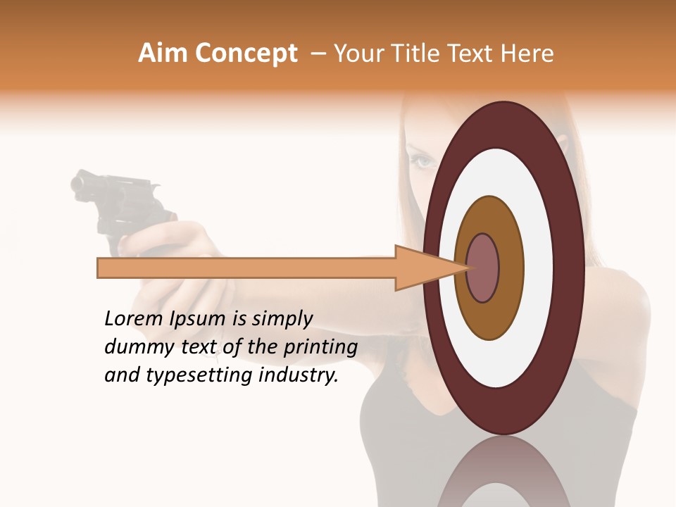 Crime Danger Blonde PowerPoint Template