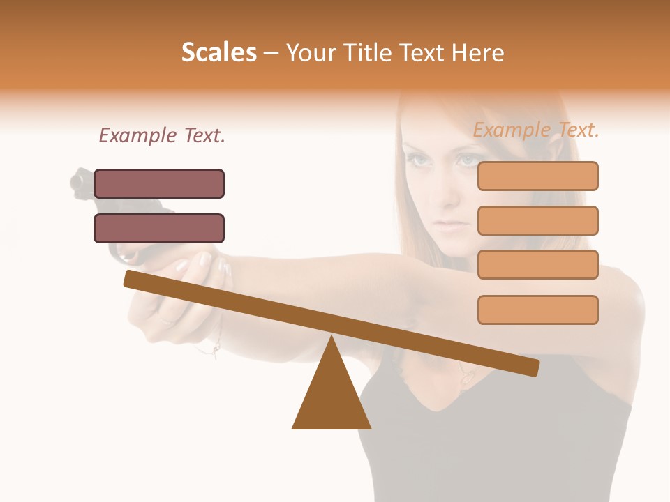 Crime Danger Blonde PowerPoint Template