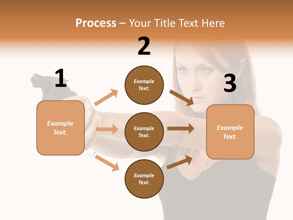 Crime Danger Blonde PowerPoint Template