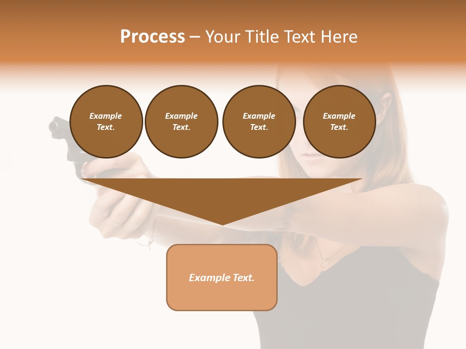 Crime Danger Blonde PowerPoint Template