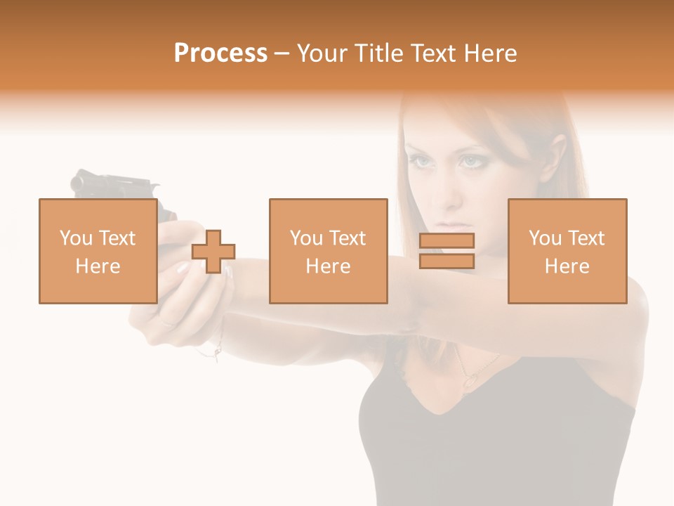 Crime Danger Blonde PowerPoint Template