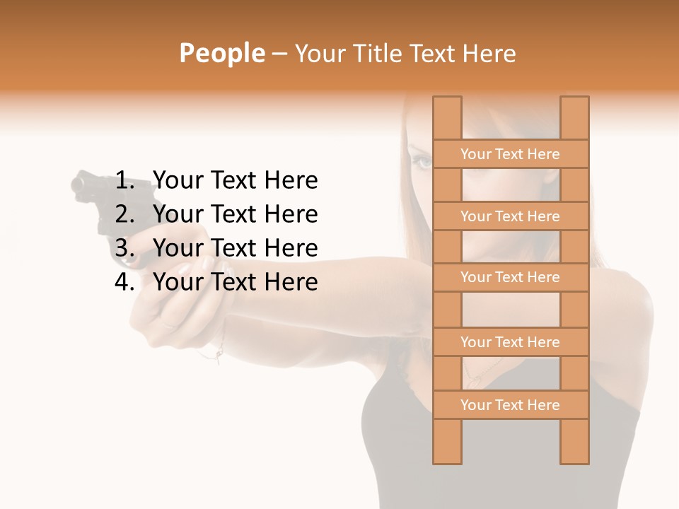 Crime Danger Blonde PowerPoint Template