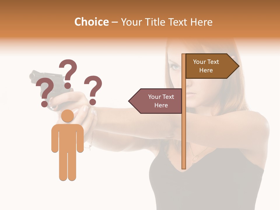 Crime Danger Blonde PowerPoint Template