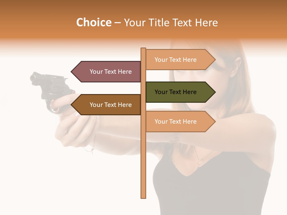 Crime Danger Blonde PowerPoint Template