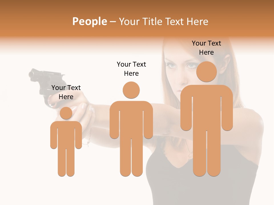 Crime Danger Blonde PowerPoint Template