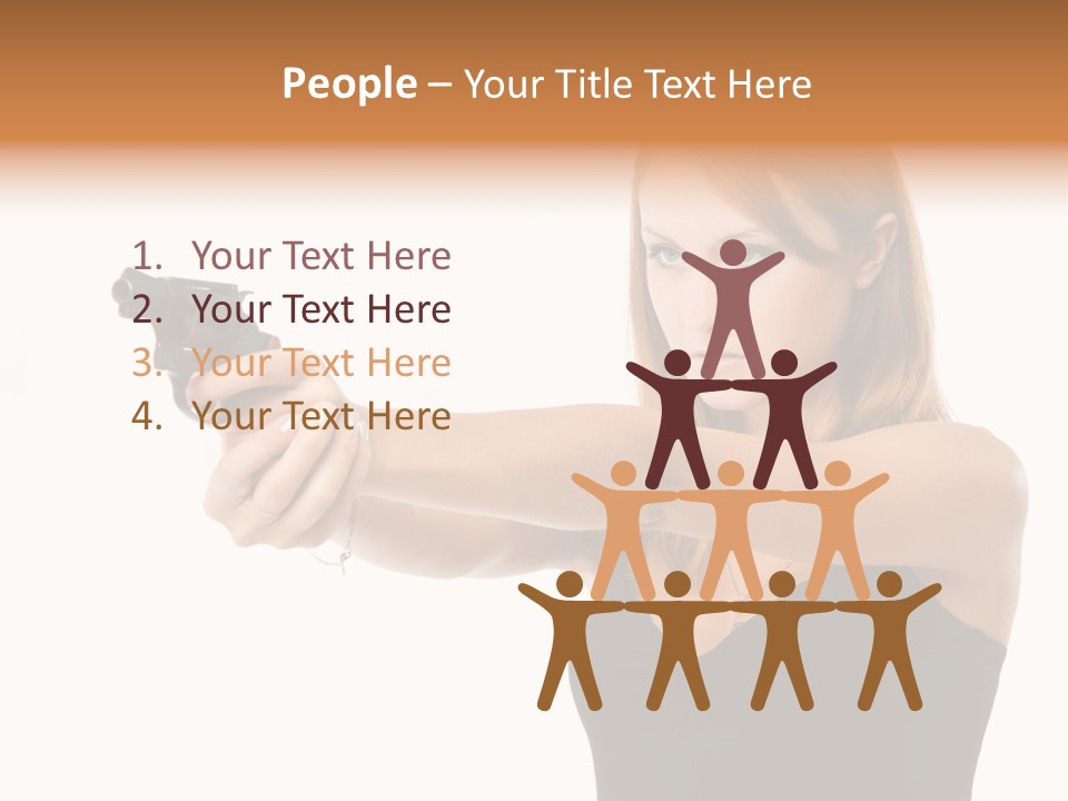 Crime Danger Blonde PowerPoint Template