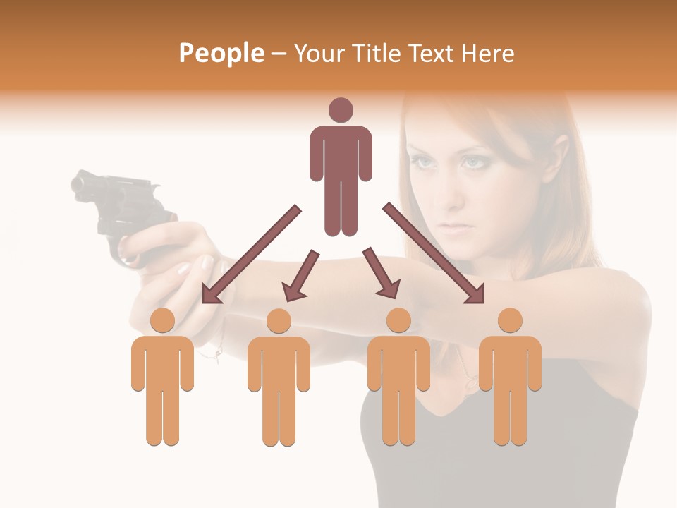 Crime Danger Blonde PowerPoint Template