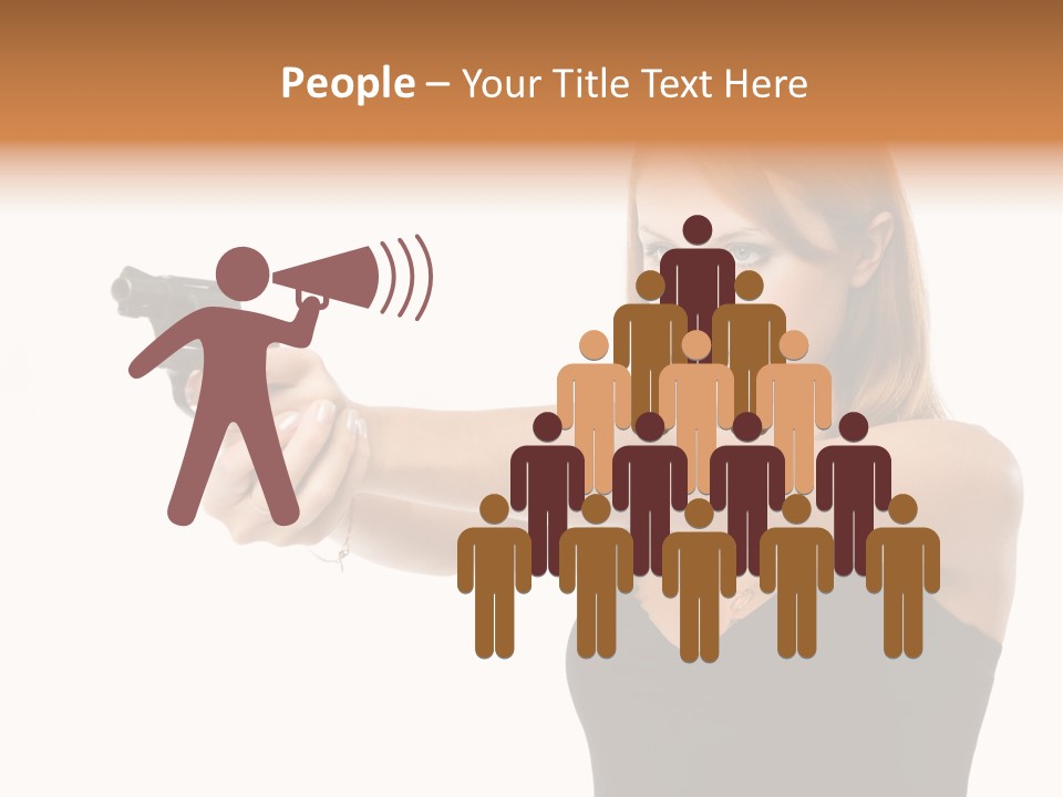 Crime Danger Blonde PowerPoint Template