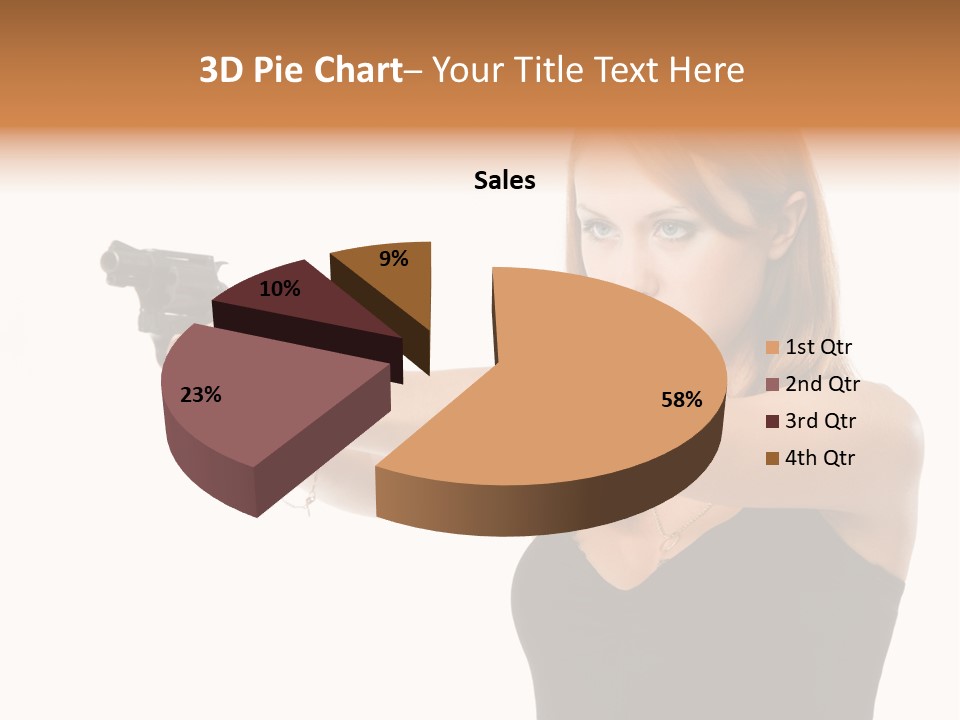 Crime Danger Blonde PowerPoint Template