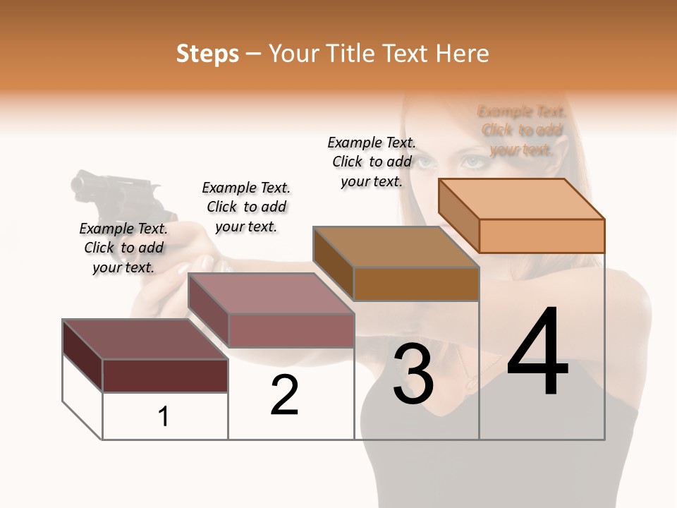 Crime Danger Blonde PowerPoint Template