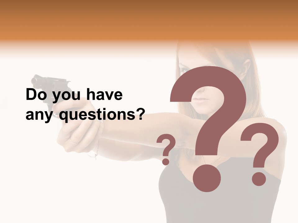 Crime Danger Blonde PowerPoint Template