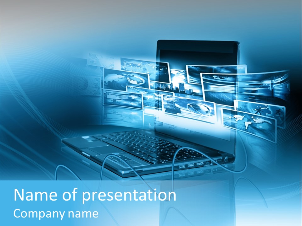 Corporation Business Connect PowerPoint Template