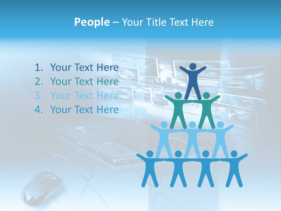 Corporation Business Connect PowerPoint Template