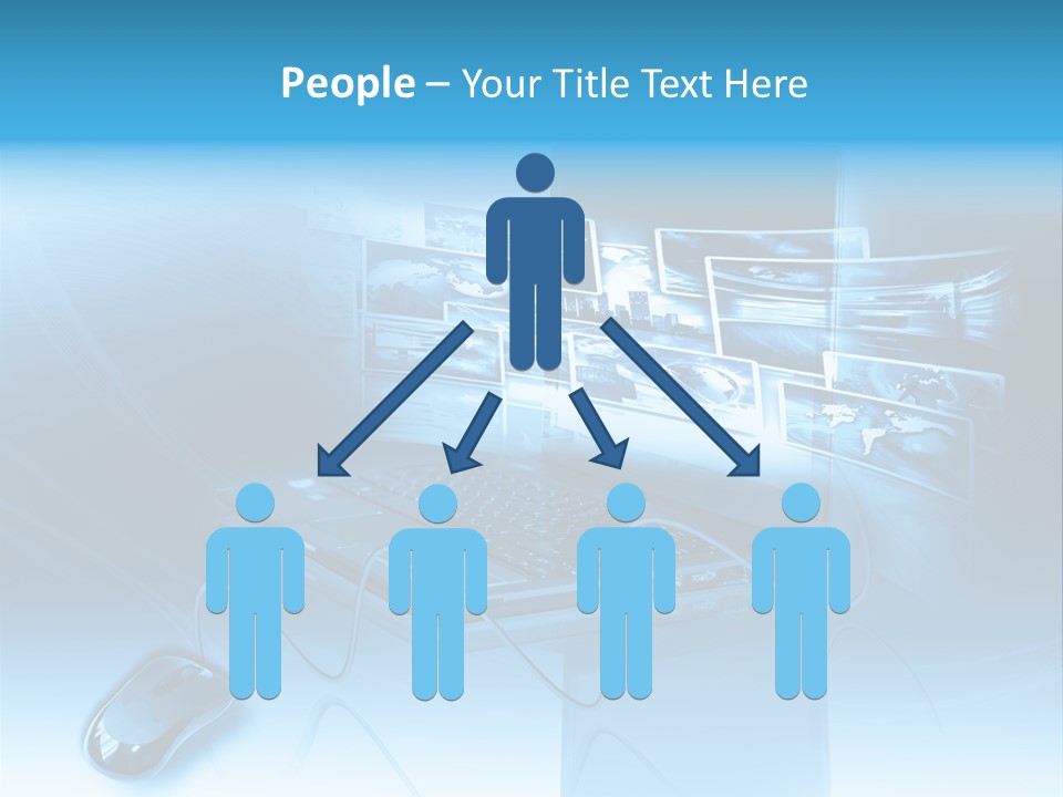 Corporation Business Connect PowerPoint Template