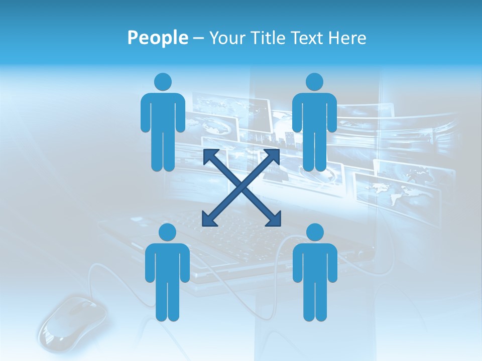 Corporation Business Connect PowerPoint Template