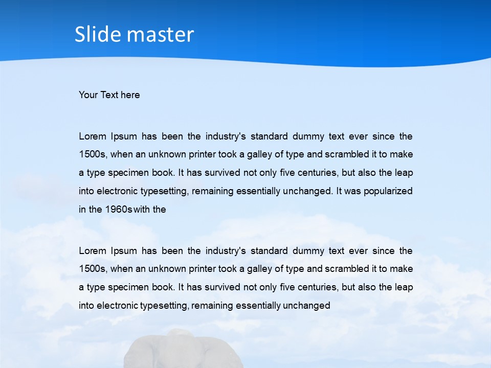 Safari Trunk Touch PowerPoint Template