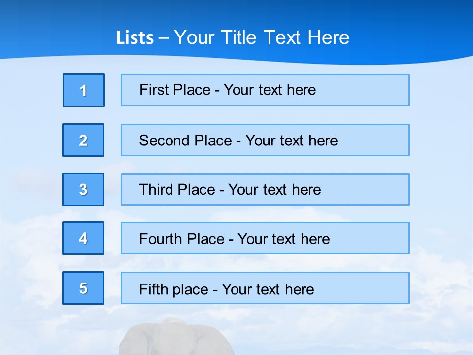 Safari Trunk Touch PowerPoint Template
