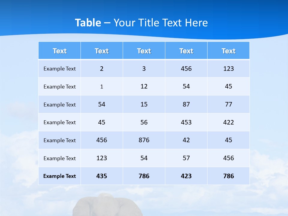 Safari Trunk Touch PowerPoint Template