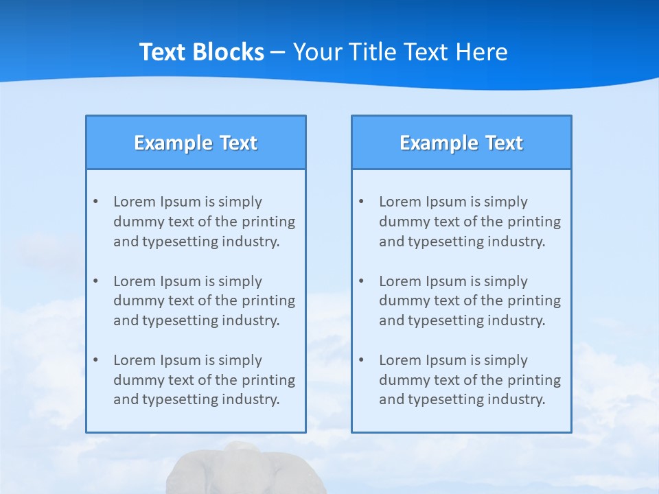 Safari Trunk Touch PowerPoint Template