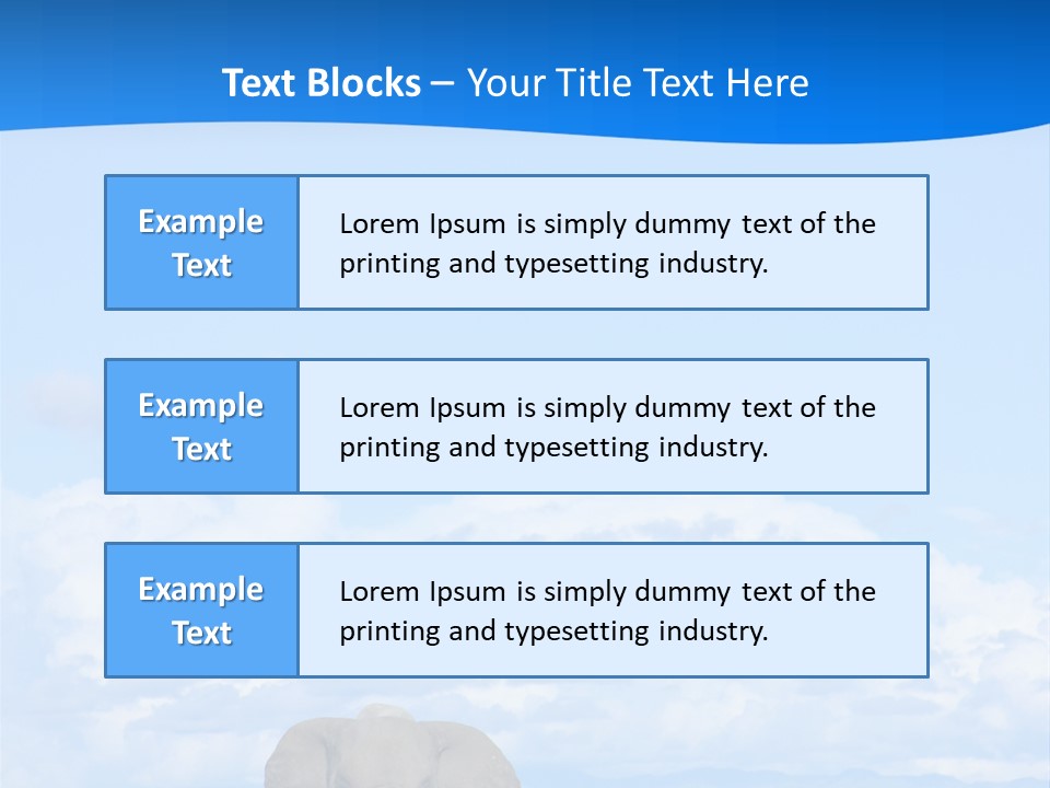 Safari Trunk Touch PowerPoint Template