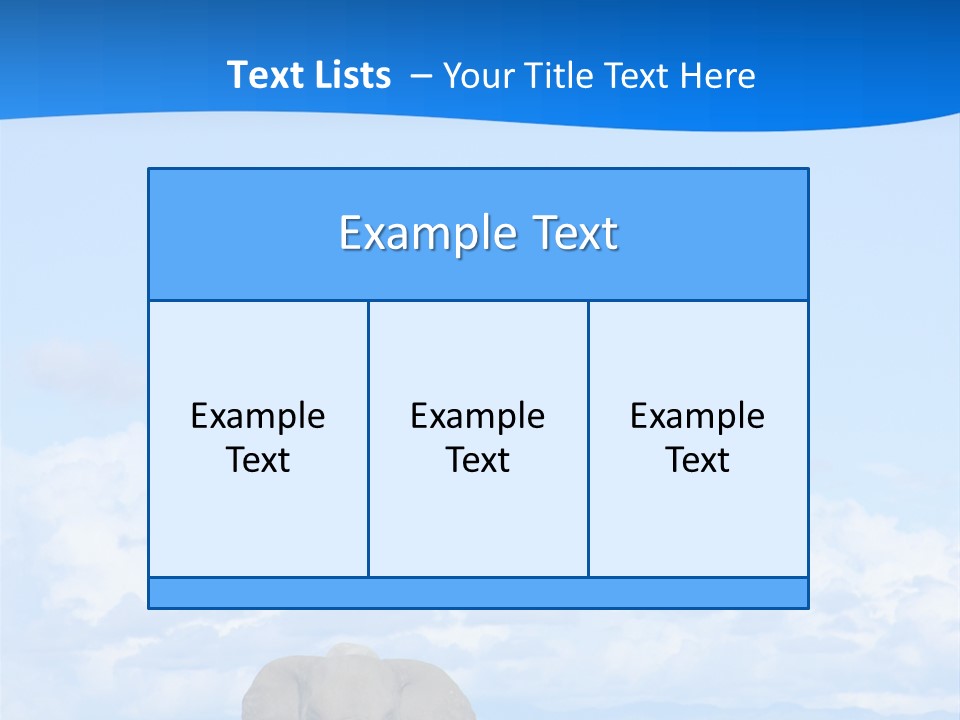 Safari Trunk Touch PowerPoint Template