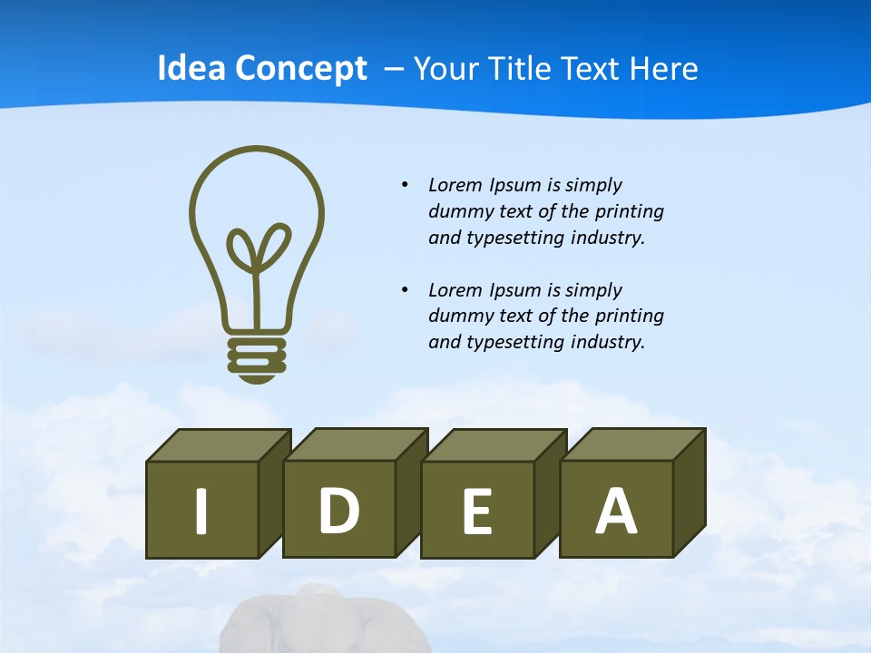 Safari Trunk Touch PowerPoint Template