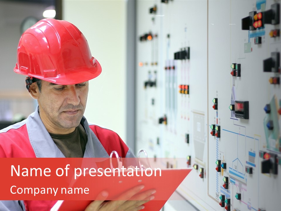 Labor Concentration Pen PowerPoint Template